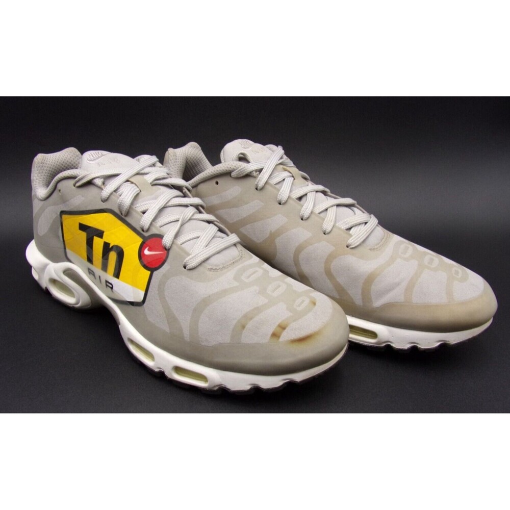 Nike Shoes Mens 12 Air Max Plus TN Tuned Big Logo Atmosphere Grey AJ7181-001